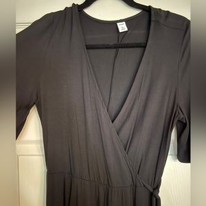 Old navy S tall black short sleeve dress